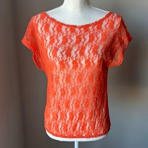 5/$25 UK2LA Floral Lace Top